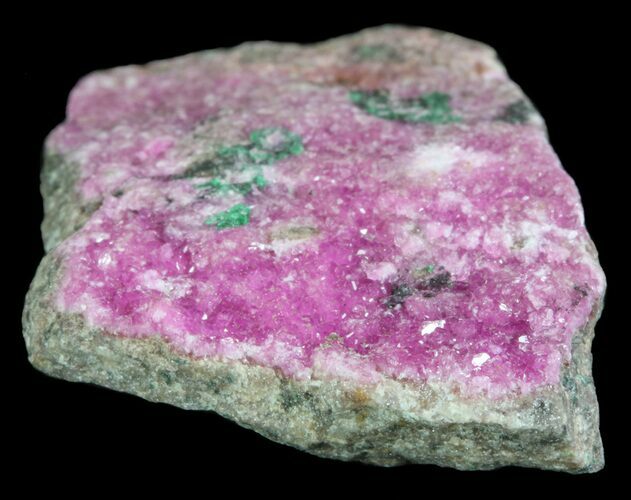 Cobaltoan Calcite Crystals on Matrix - Congo #63925
